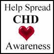 Help Spread Congenital
 Heart Defects Awareness